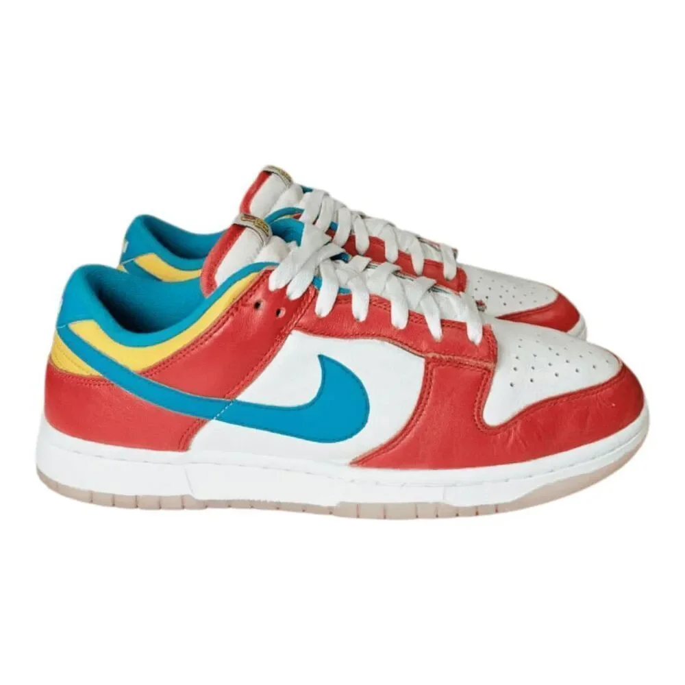 NIKE Dunk Low QS 'Lebron James Fruity Pebbles' Sneakers Size 10